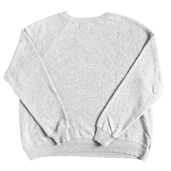 NEW Wildfox Happily Ever Plastered Gray White Sweatshirt Small - Picture 2 of 3
